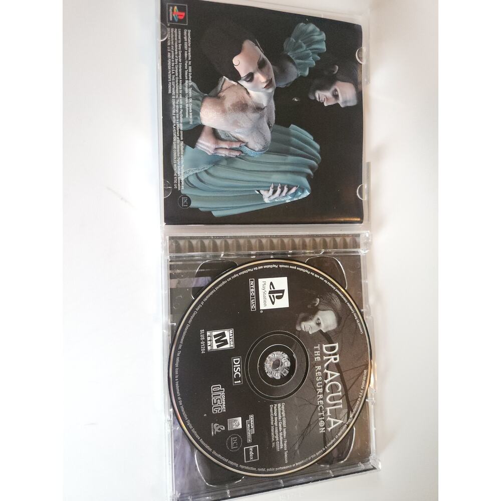 Dracula The Resurrection PS1 Video Game Horror Adventure 2 Disc Rated M Tested - Picture 2 of 4
